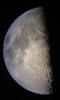 Photo faite avec un iPhone tenu à main levée derrière un maksutov skw de 180 (...)